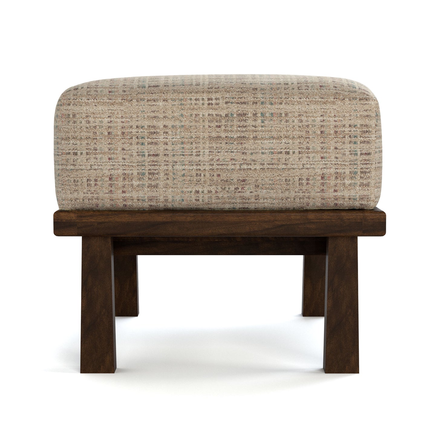 Hudson Valley Wood-Frame Ottoman - Stickley Furniture | Mattress