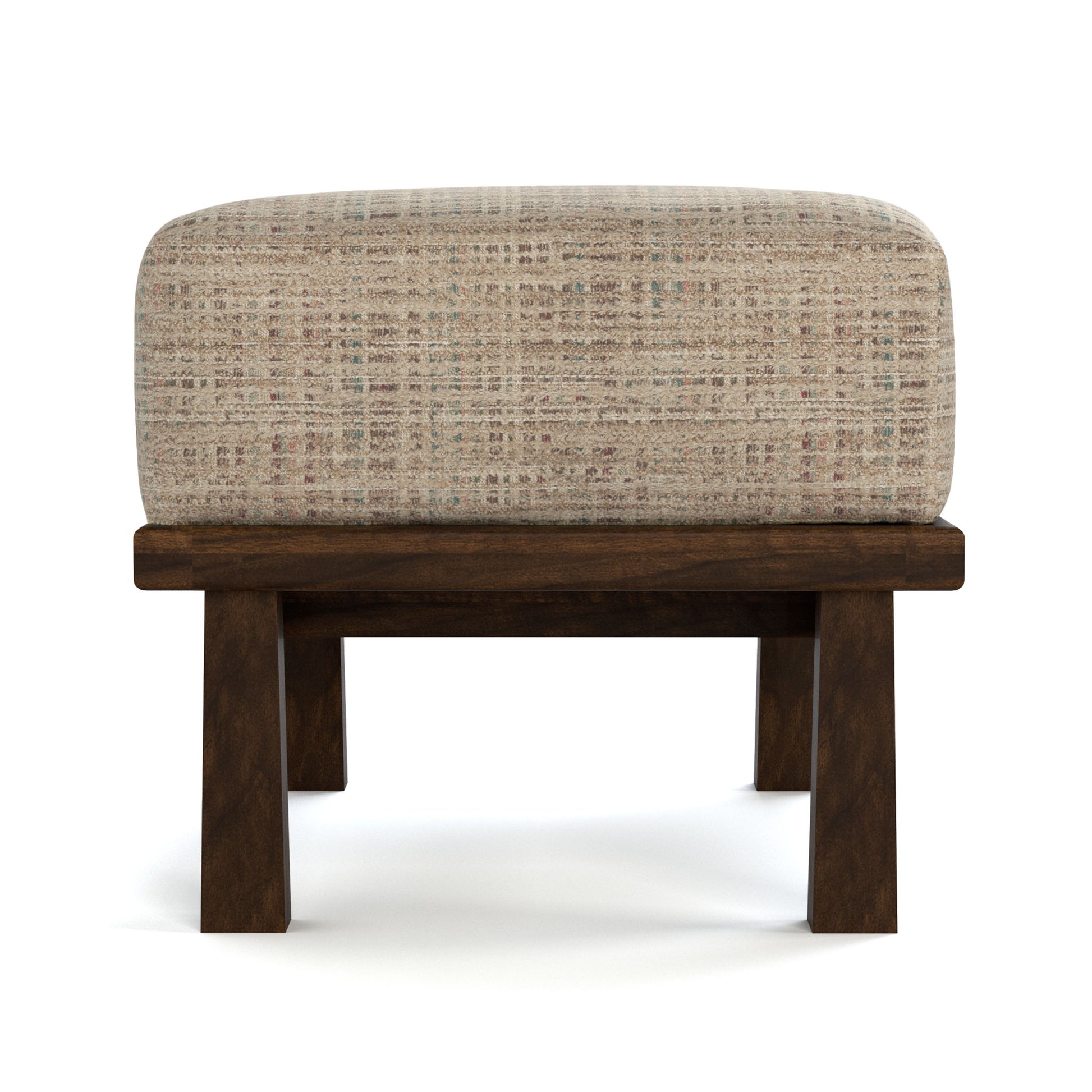 Hudson Valley Wood-Frame Ottoman - Stickley Furniture | Mattress
