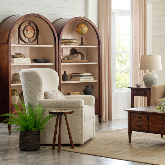 Hudson Valley Swivel Wing Chair - Stickley Furniture | Mattress