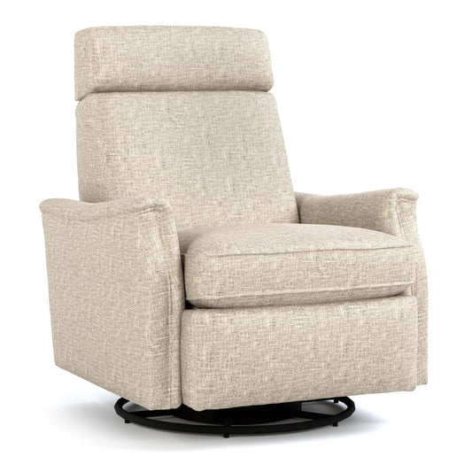 Laurel Saddle-Arm Swivel Recliner