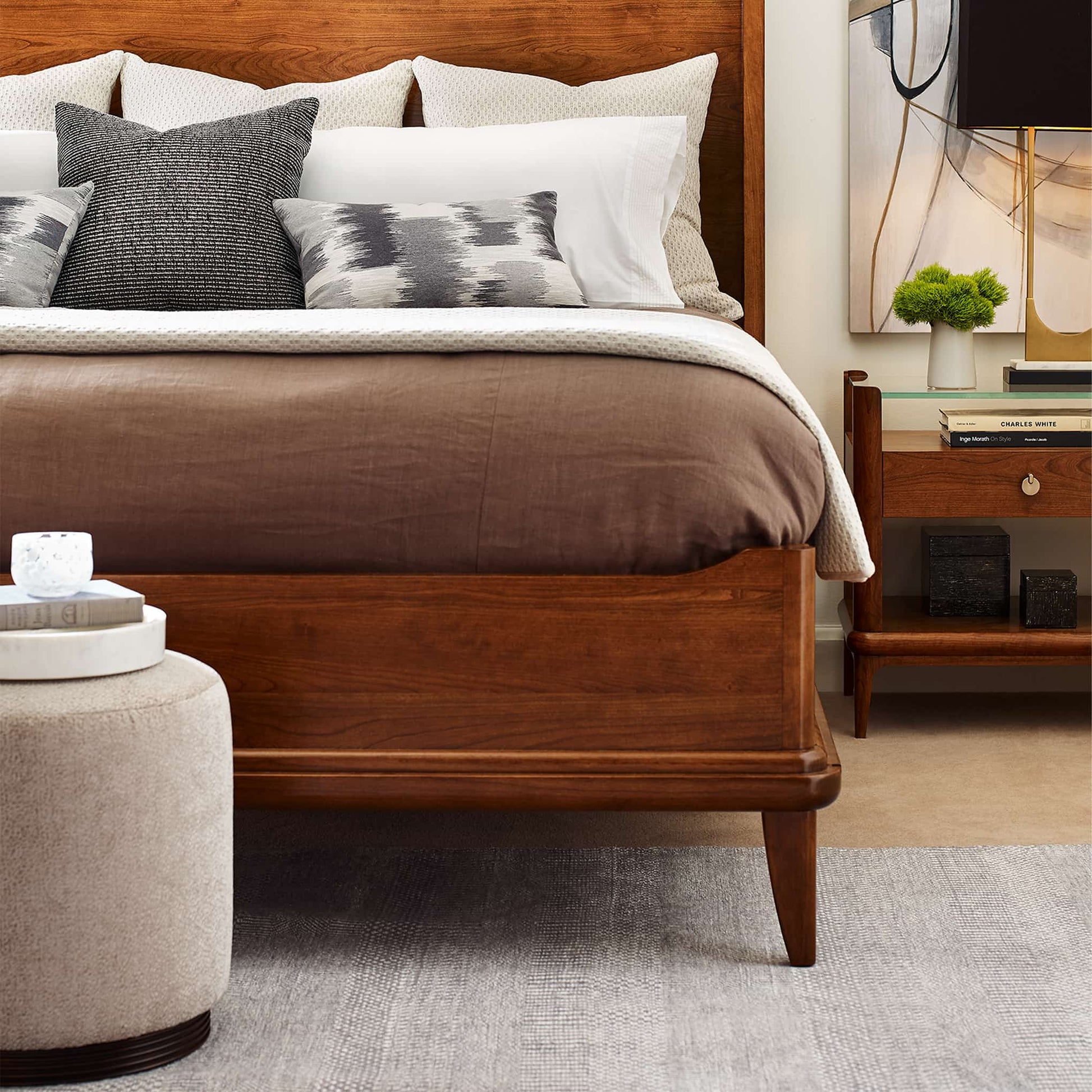 Martine Gumdrop Stool - Stickley Furniture | Mattress