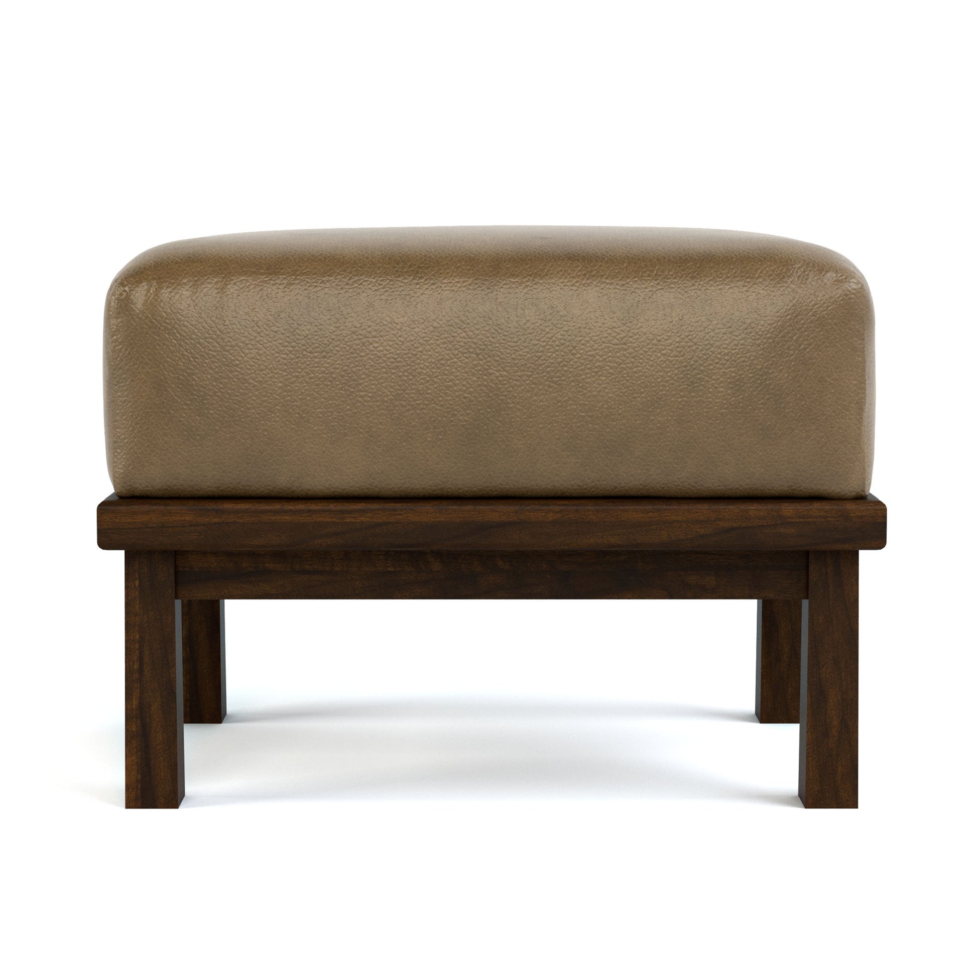 Hudson Valley Wood-Frame Ottoman - Stickley Furniture | Mattress