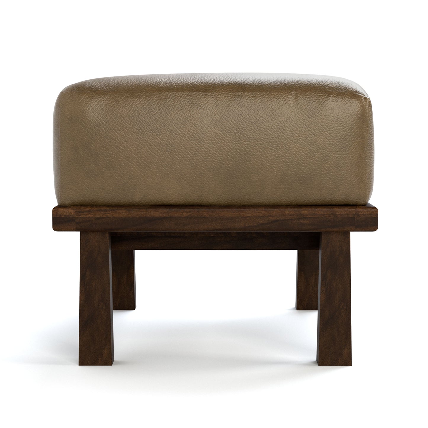 Hudson Valley Wood-Frame Ottoman - Stickley Furniture | Mattress