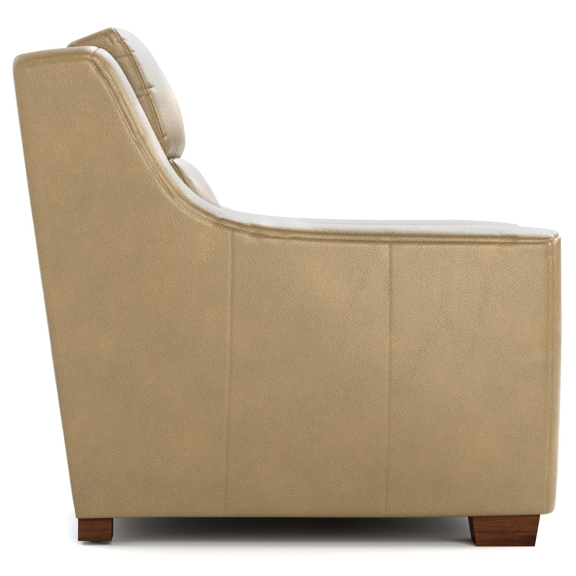 Hawley Power Wall Recliner Futuro Taupe Leather Dark Maple Finish