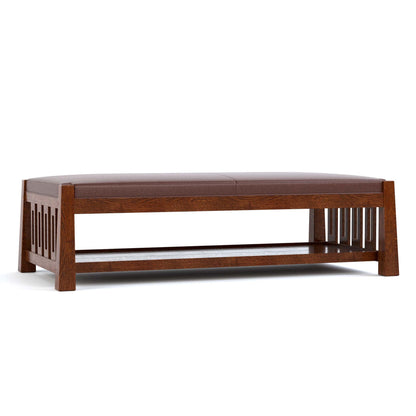 Highlands Cocktail Ottoman - Stickley Furniture | Mattress