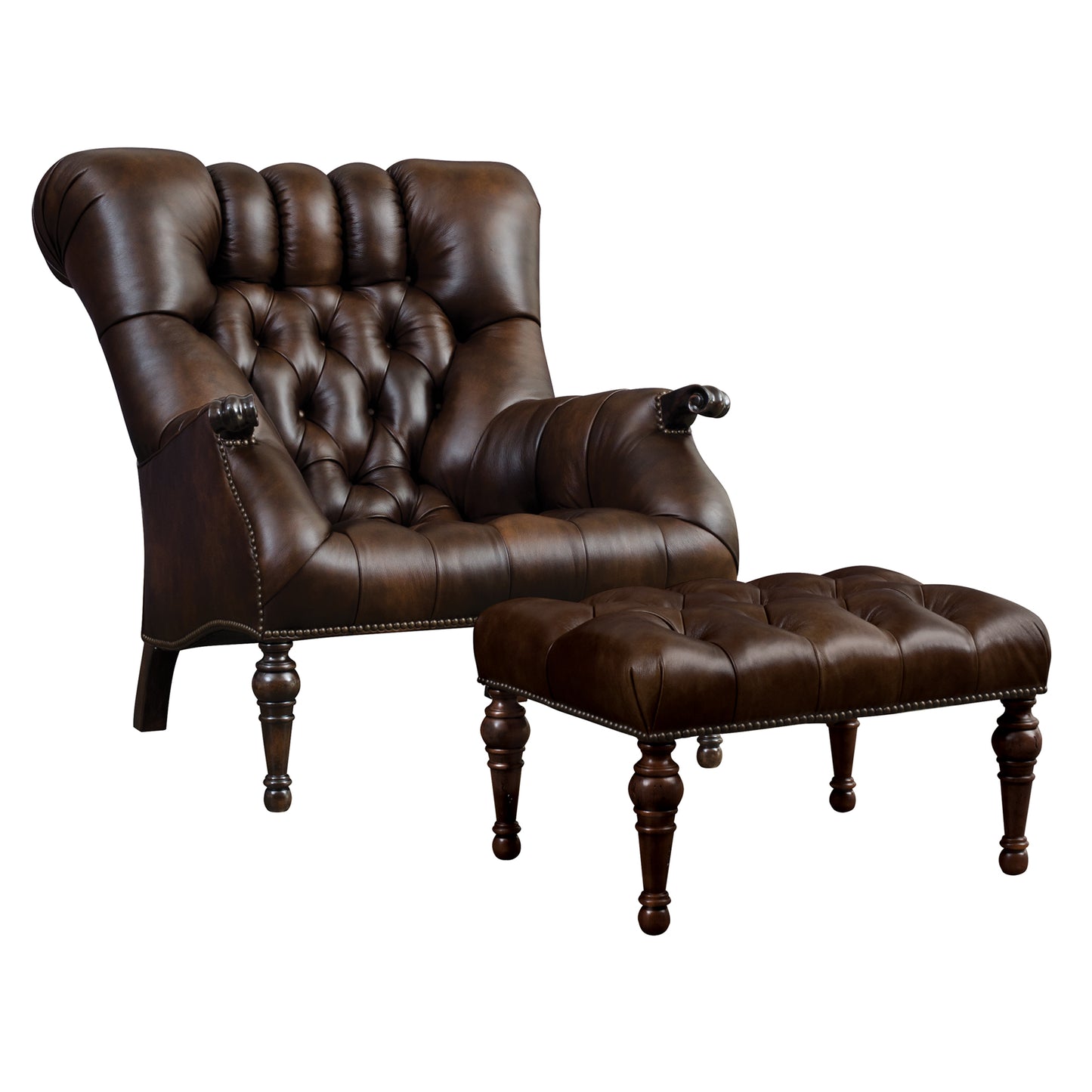 Leopold's Chair & Ottoman Set