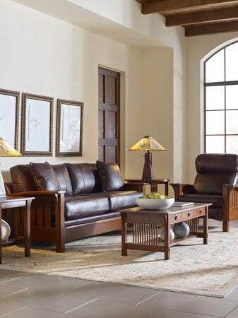 Three-Drawer Cocktail Table – Stickley