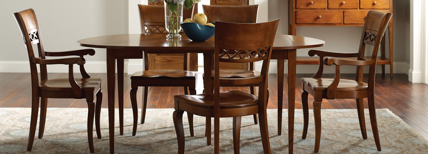 Stickley Nichols & Stone dining room table and chairs