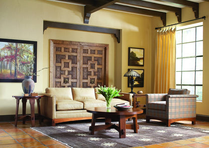 Gus Round Lamp Table - Stickley Furniture | Mattress