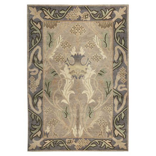 English Garden Rug - Silver - Stickley Furniture | Mattress