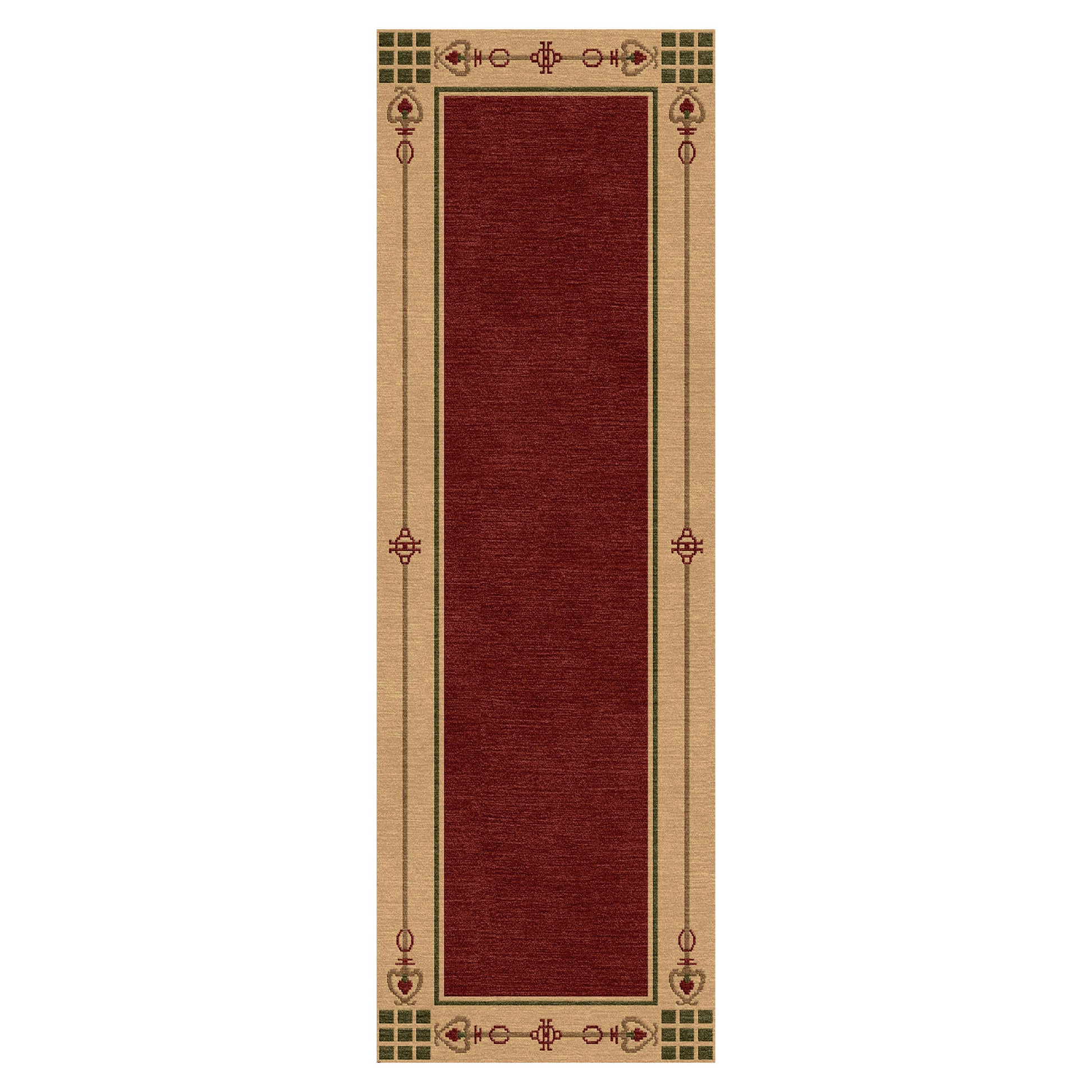 Highland Park Rug - Red - Stickley Furniture | Mattress