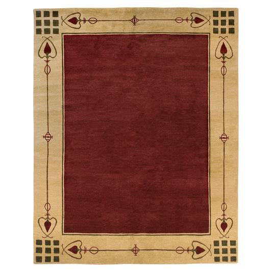 Highland Park Rug - Red - Stickley Furniture | Mattress