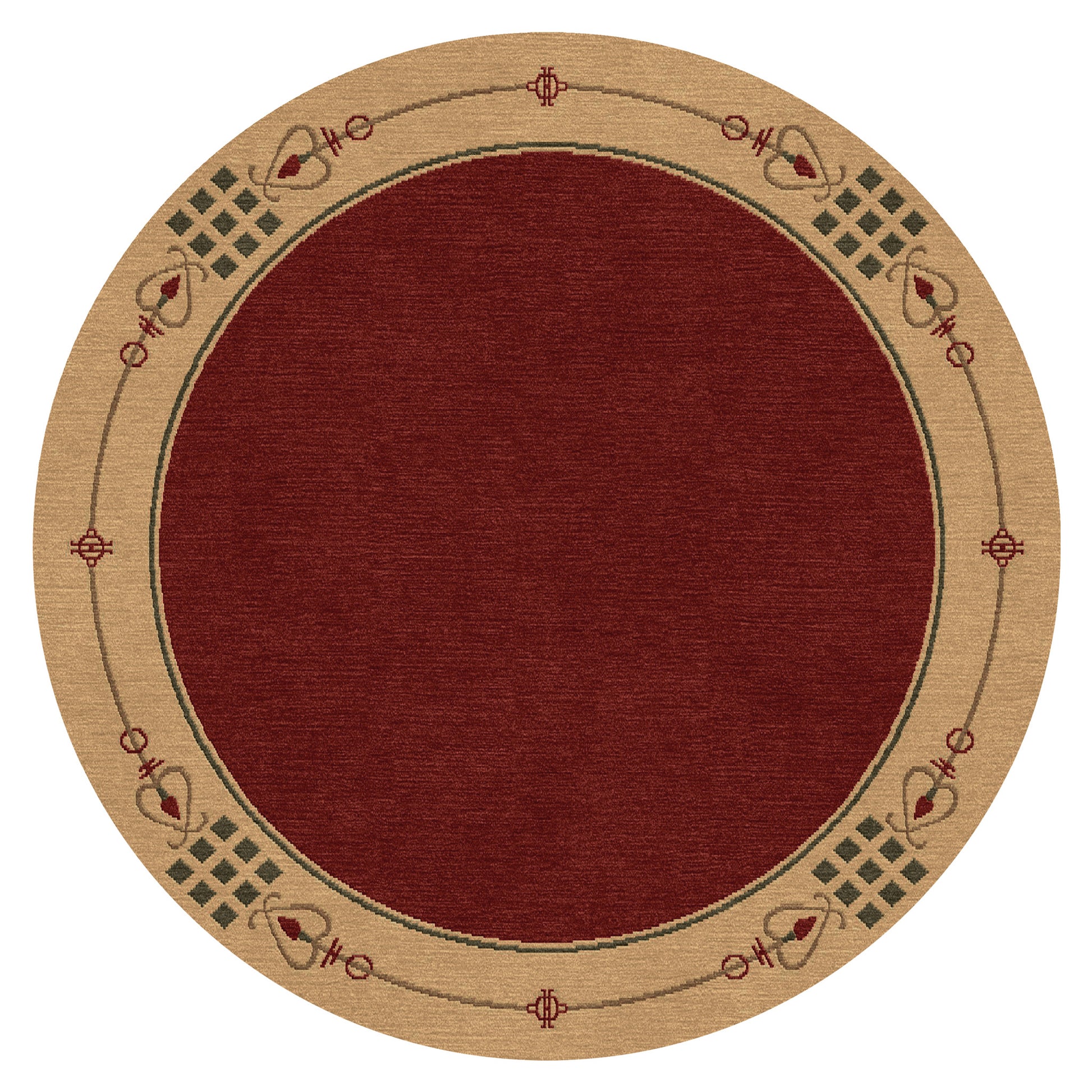 Highland Park Rug - Red - Stickley Furniture | Mattress