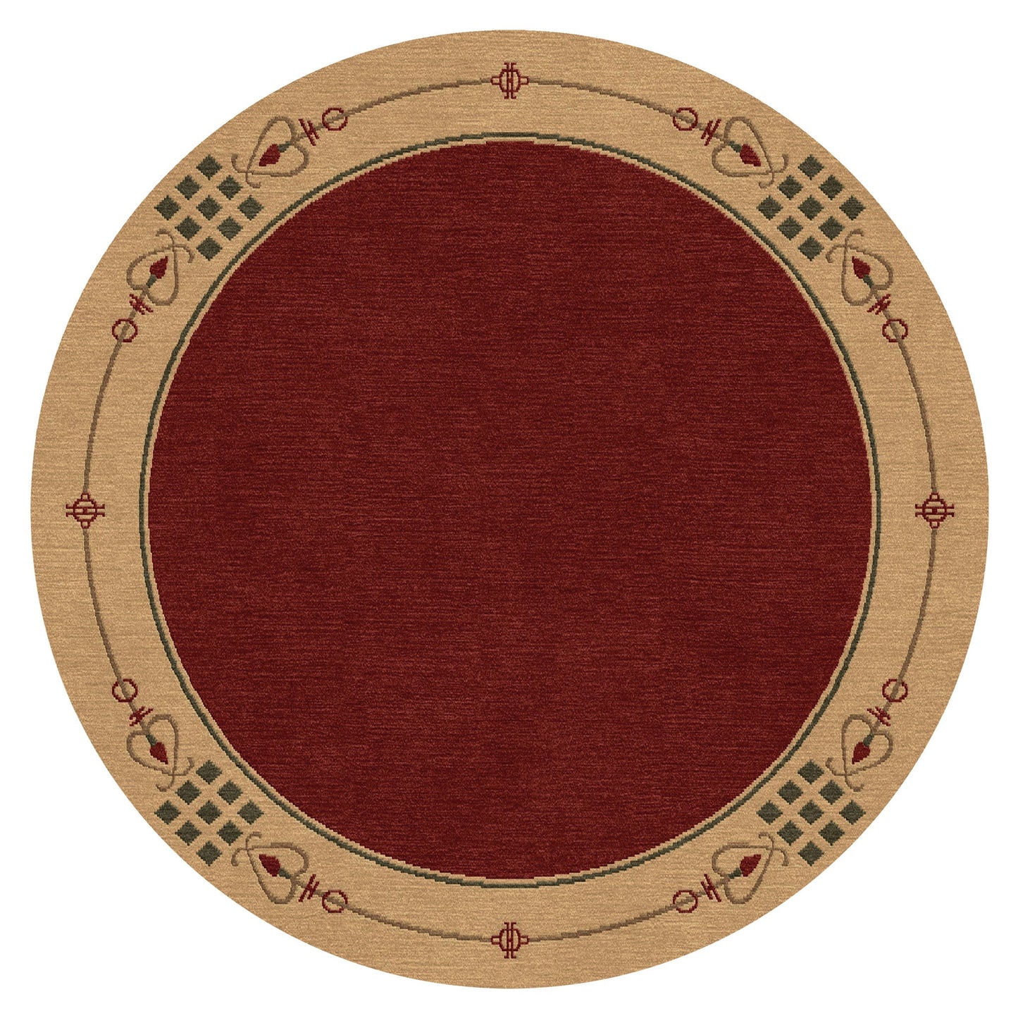 Highland Park Rug - Red - Stickley Furniture | Mattress