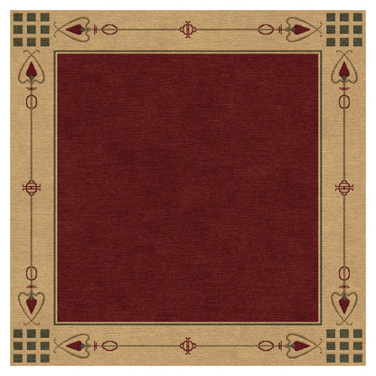 Highland Park Rug - Red - Stickley Furniture | Mattress