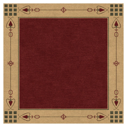 Highland Park Rug - Red - Stickley Furniture | Mattress