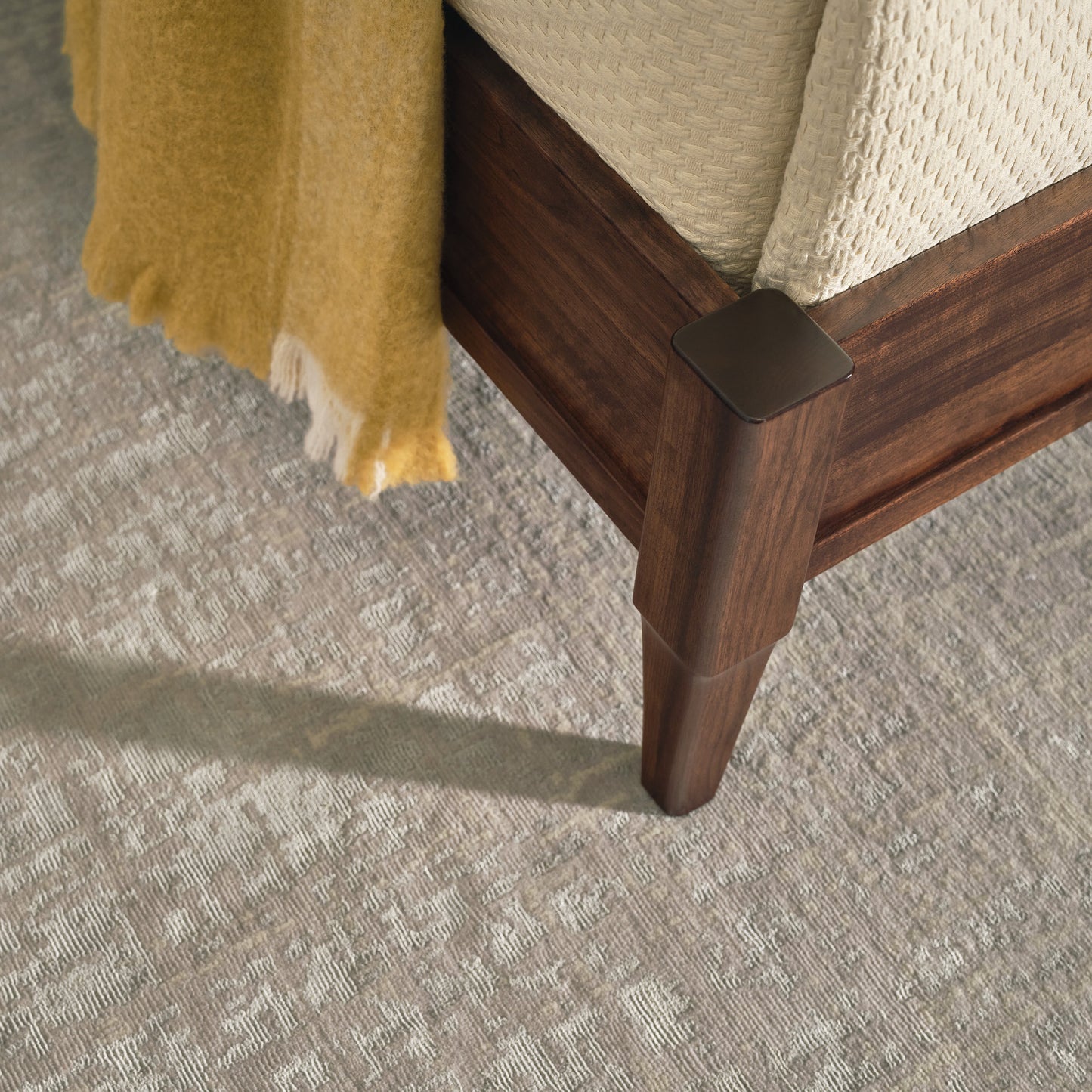 Shimmer Rug, Pewter - Stickley Furniture | Mattress