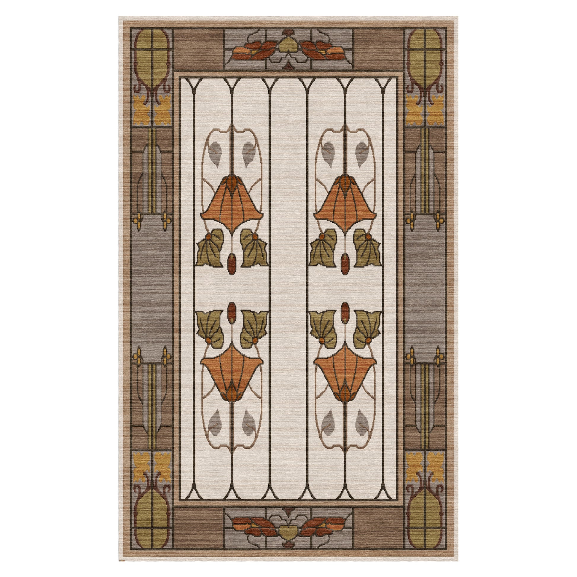 Garden Window Rug, Ivory – Stickley
