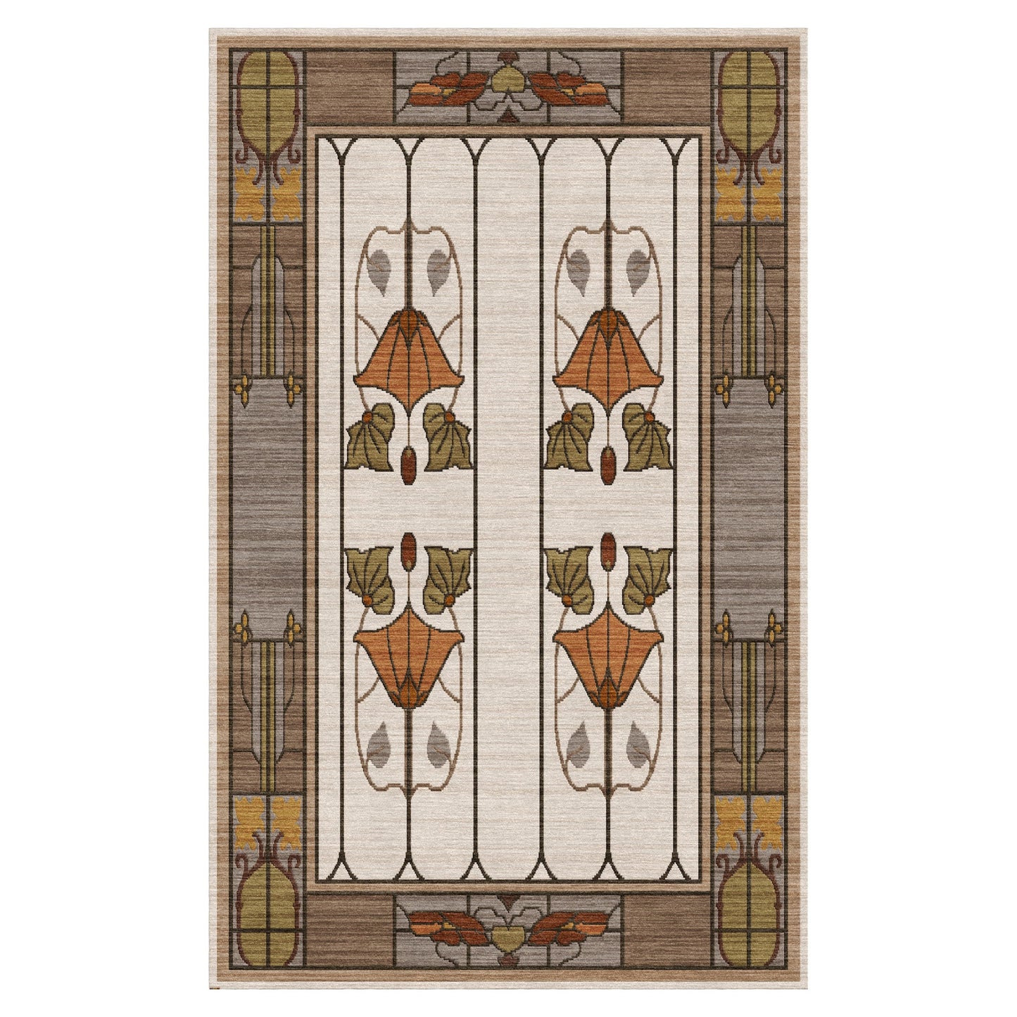 Garden Window Rug, Ivory - Stickley Furniture | Mattress