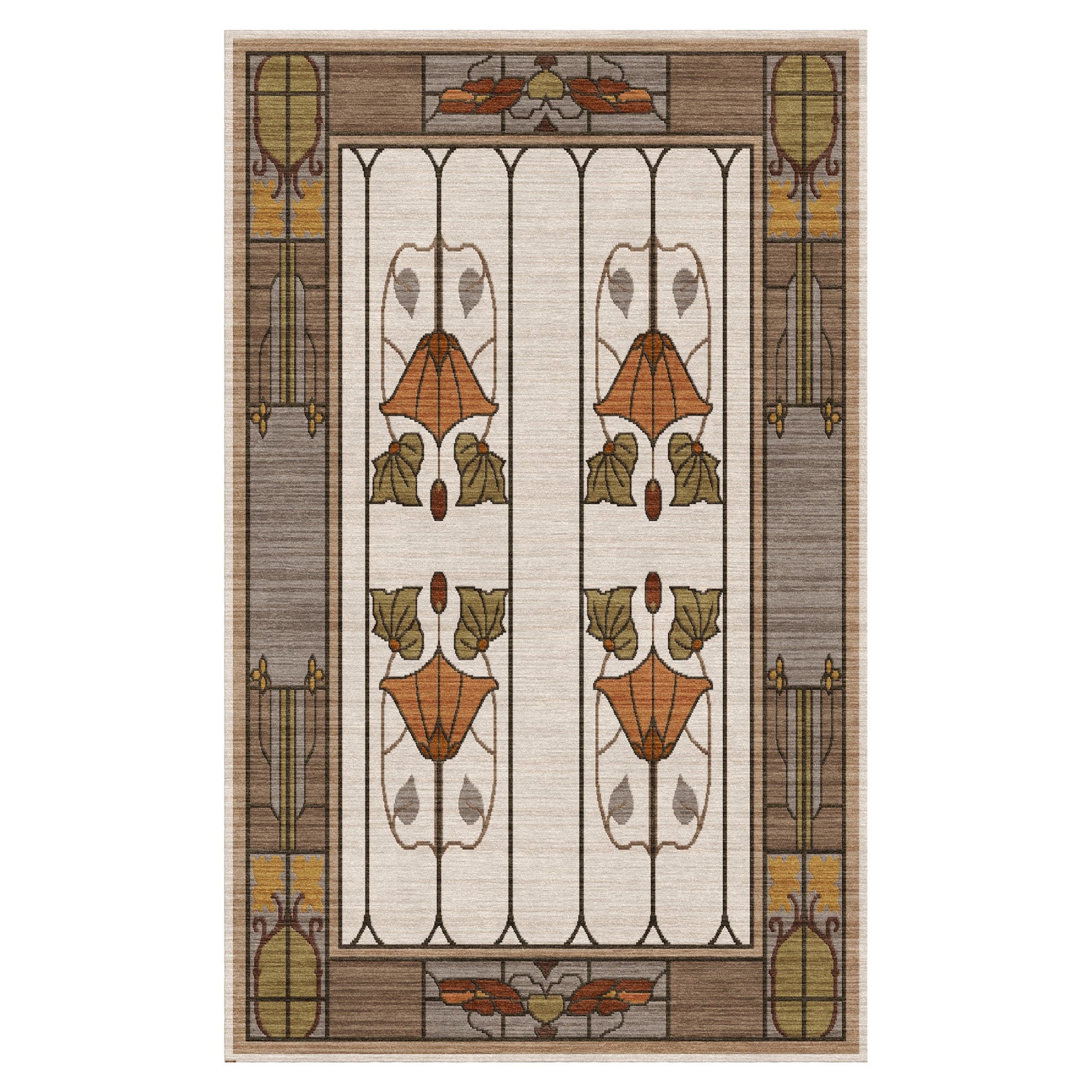 Garden Window Rug, Ivory - Stickley Furniture | Mattress