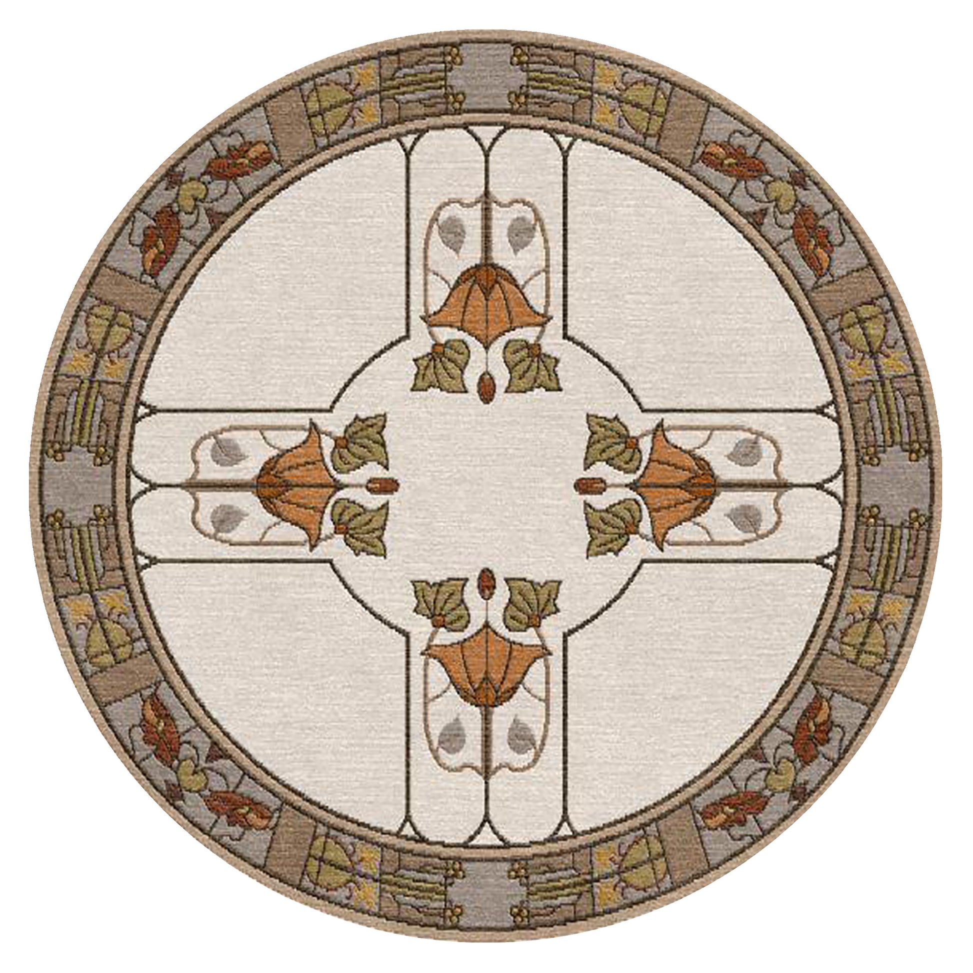 Garden Window Rug, Ivory - Stickley Furniture | Mattress