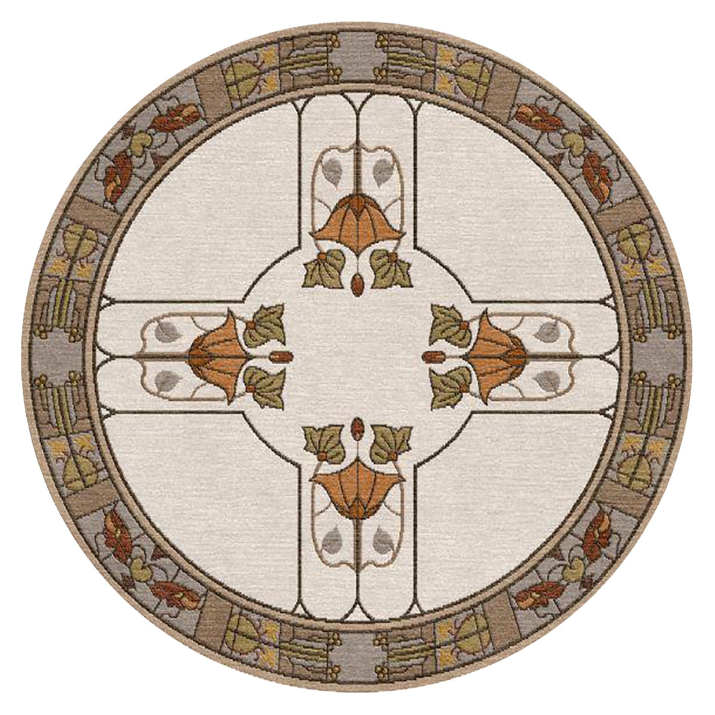 Garden Window Rug, Ivory - Stickley Furniture | Mattress
