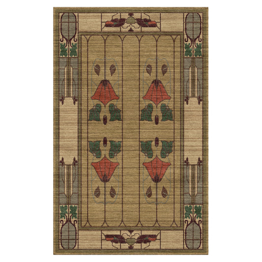 Garden Window Rug, Moss - Stickley Furniture | Mattress