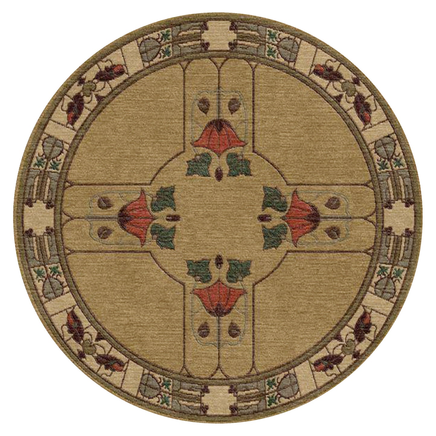 Garden Window Rug, Moss – Stickley