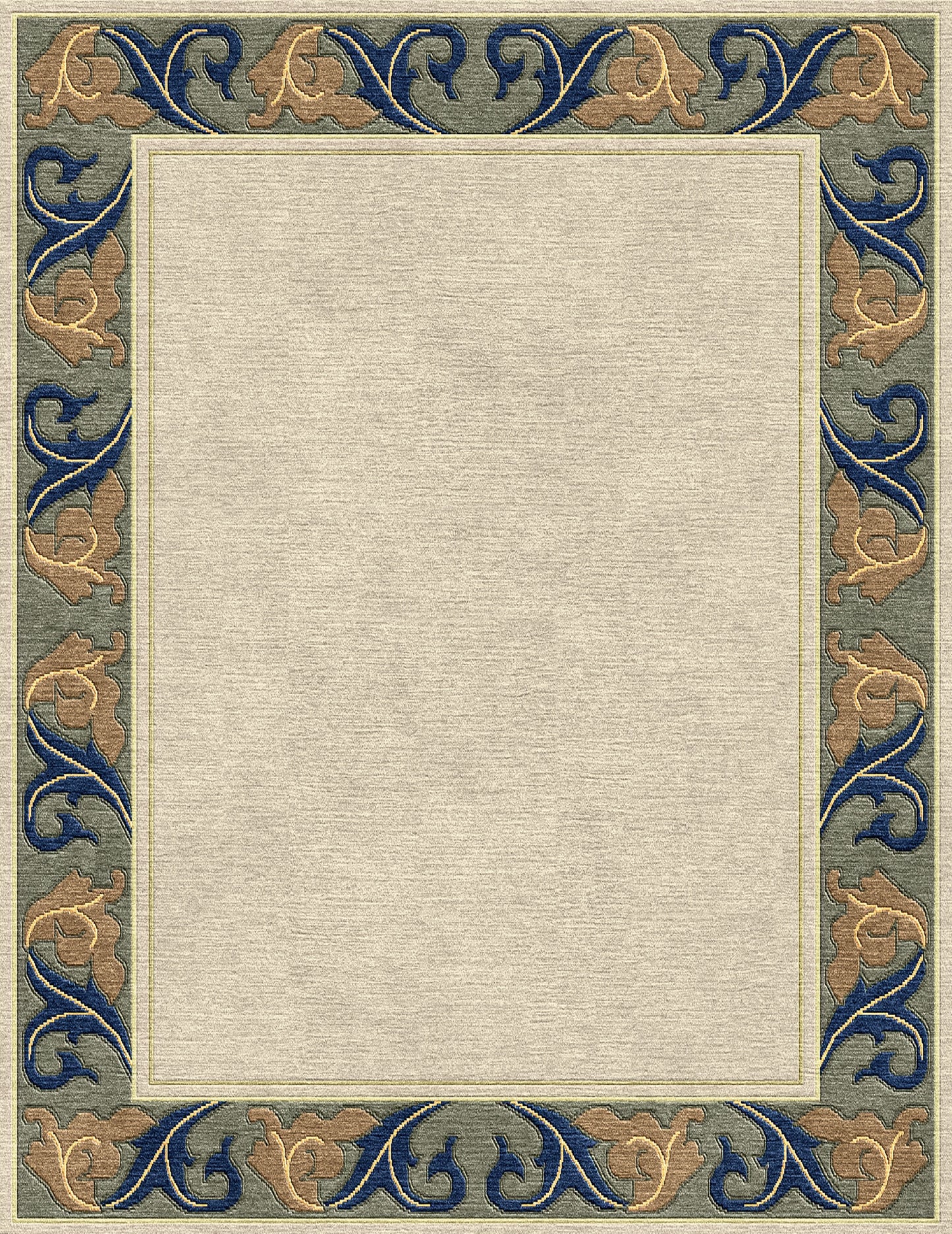 Voysey Border Rug - Stickley Furniture | Mattress