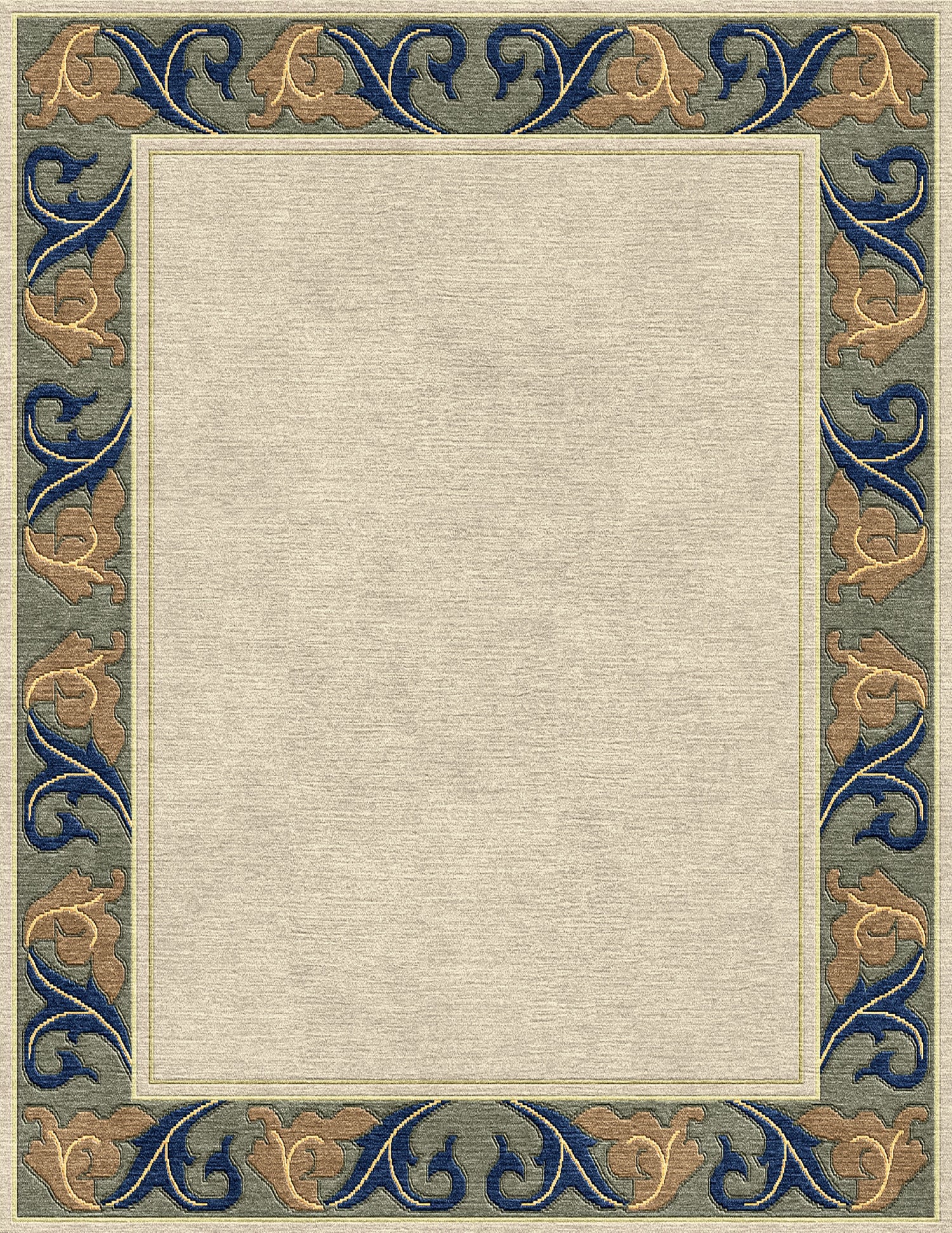 Voysey Border Rug - Stickley Furniture | Mattress
