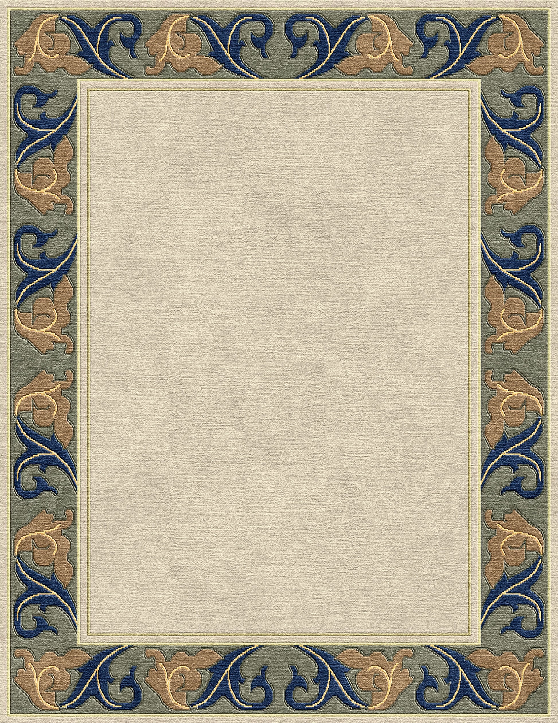Voysey Border Rug - Stickley Furniture | Mattress