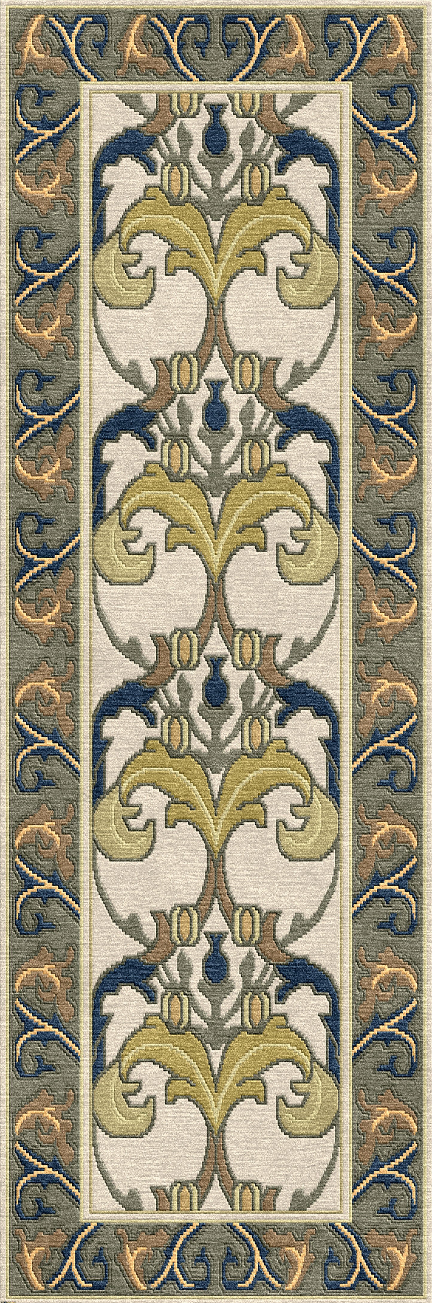 Voysey Botanical Rug - Stickley Furniture | Mattress