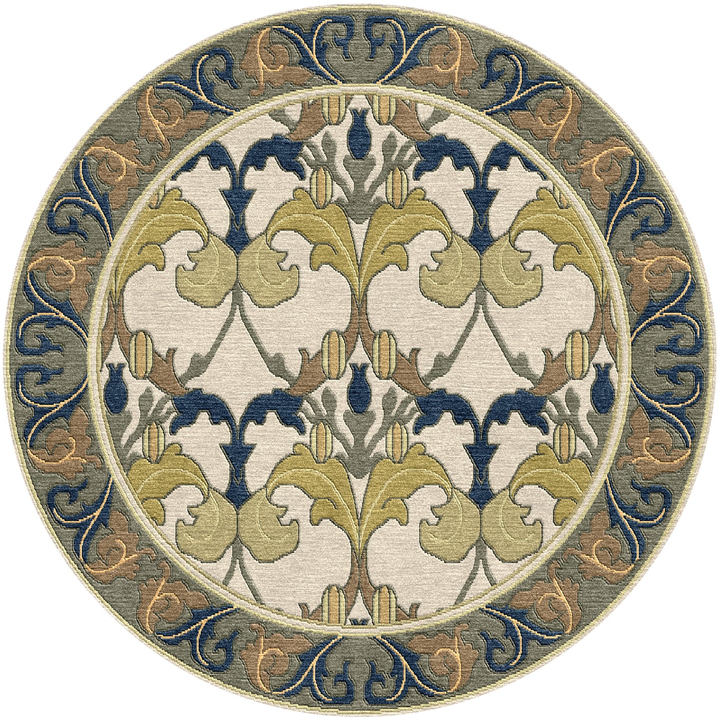 Voysey Botanical Rug - Stickley Furniture | Mattress
