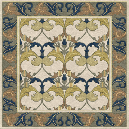 Voysey Botanical Rug - Stickley Furniture | Mattress