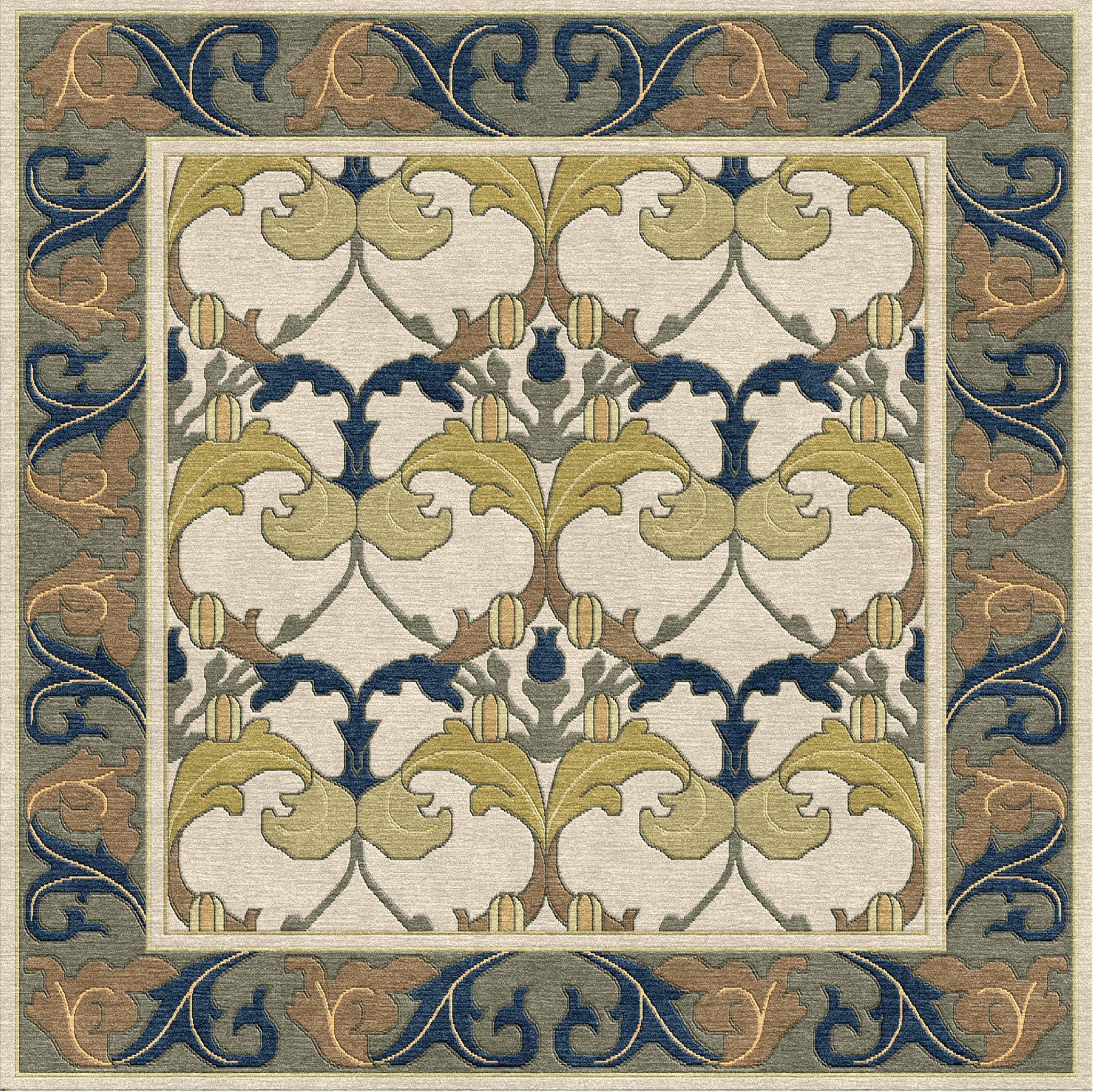 Voysey Botanical Rug – Stickley