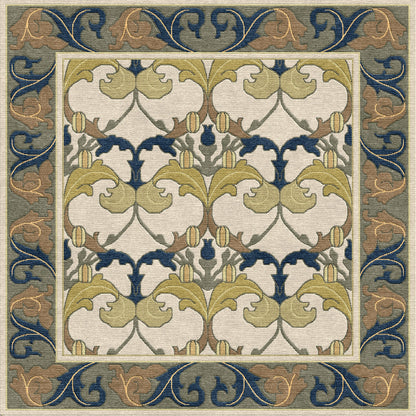 Voysey Botanical Rug - Stickley Furniture | Mattress