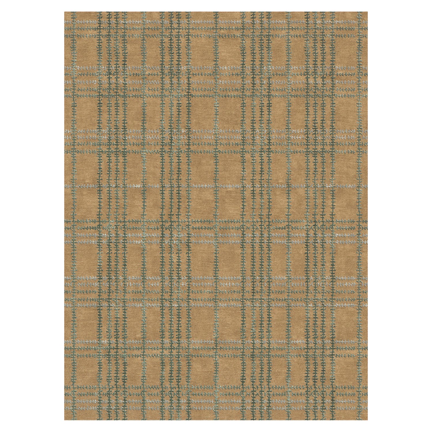Whipstitch Plaid Rug - Stickley Furniture | Mattress