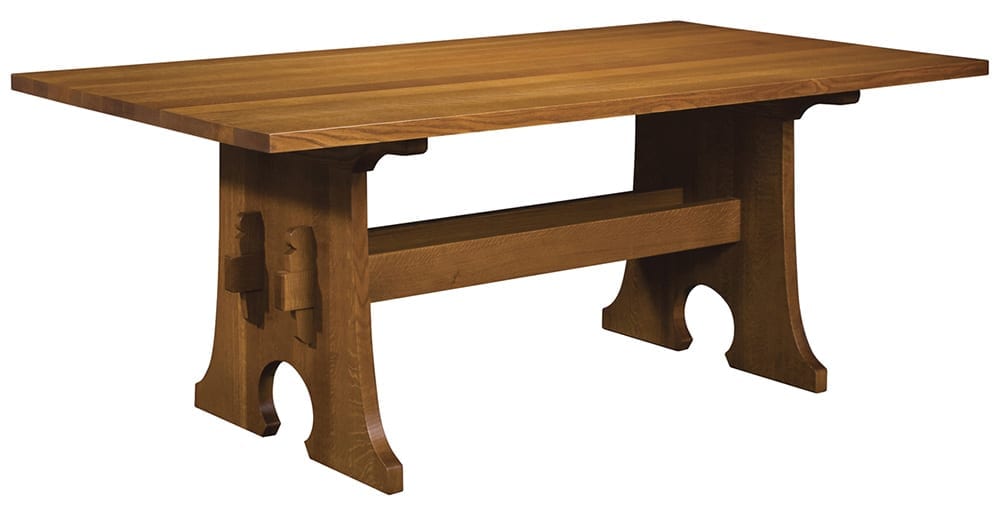 Keyhole Trestle Table - Stickley Furniture | Mattress