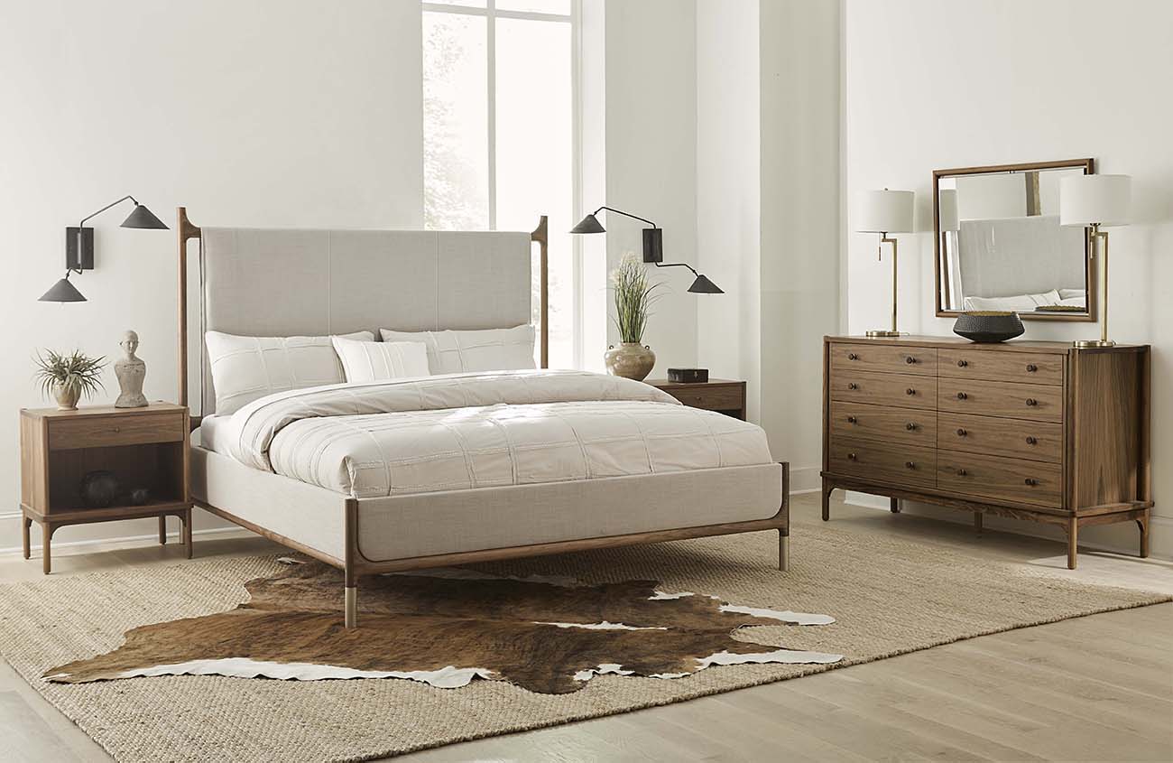 Walnut Grove Upholstered Bed – Stickley