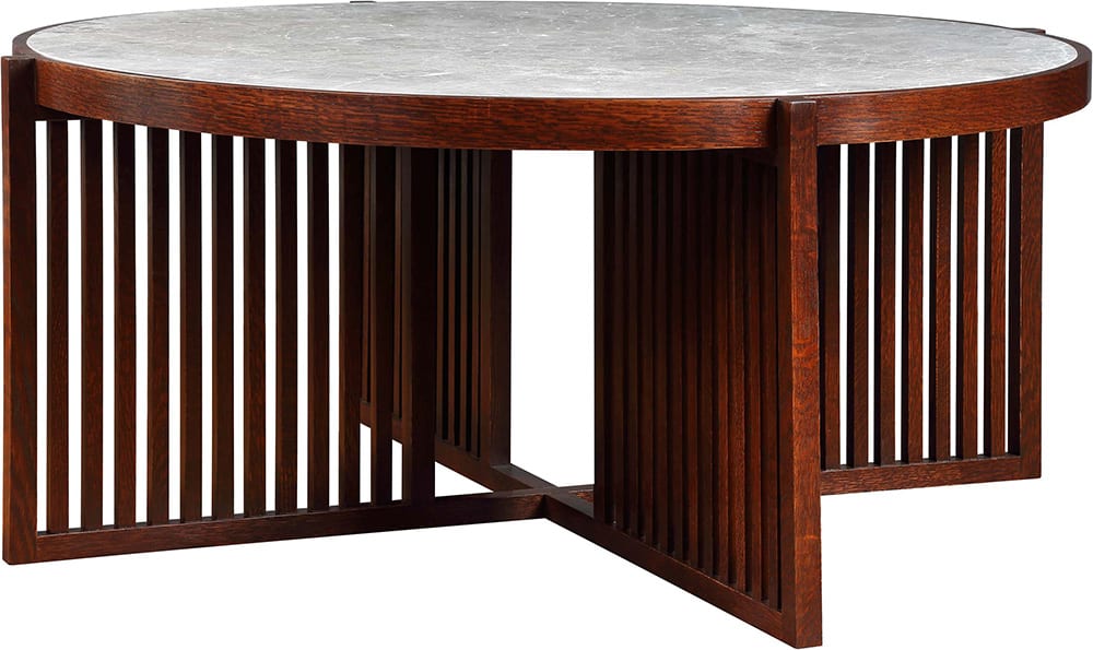 Park Slope Round Cocktail Table - Stickley Furniture | Mattress