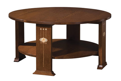 Harvey Ellis Round Cocktail Table - Stickley Furniture | Mattress