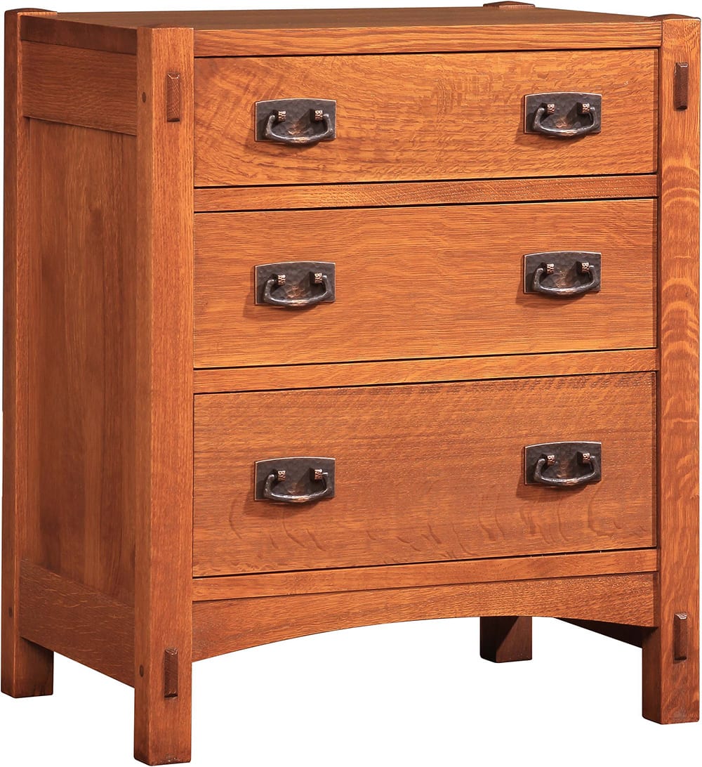 Three-Drawer Nightstand - Stickley Furniture | Mattress