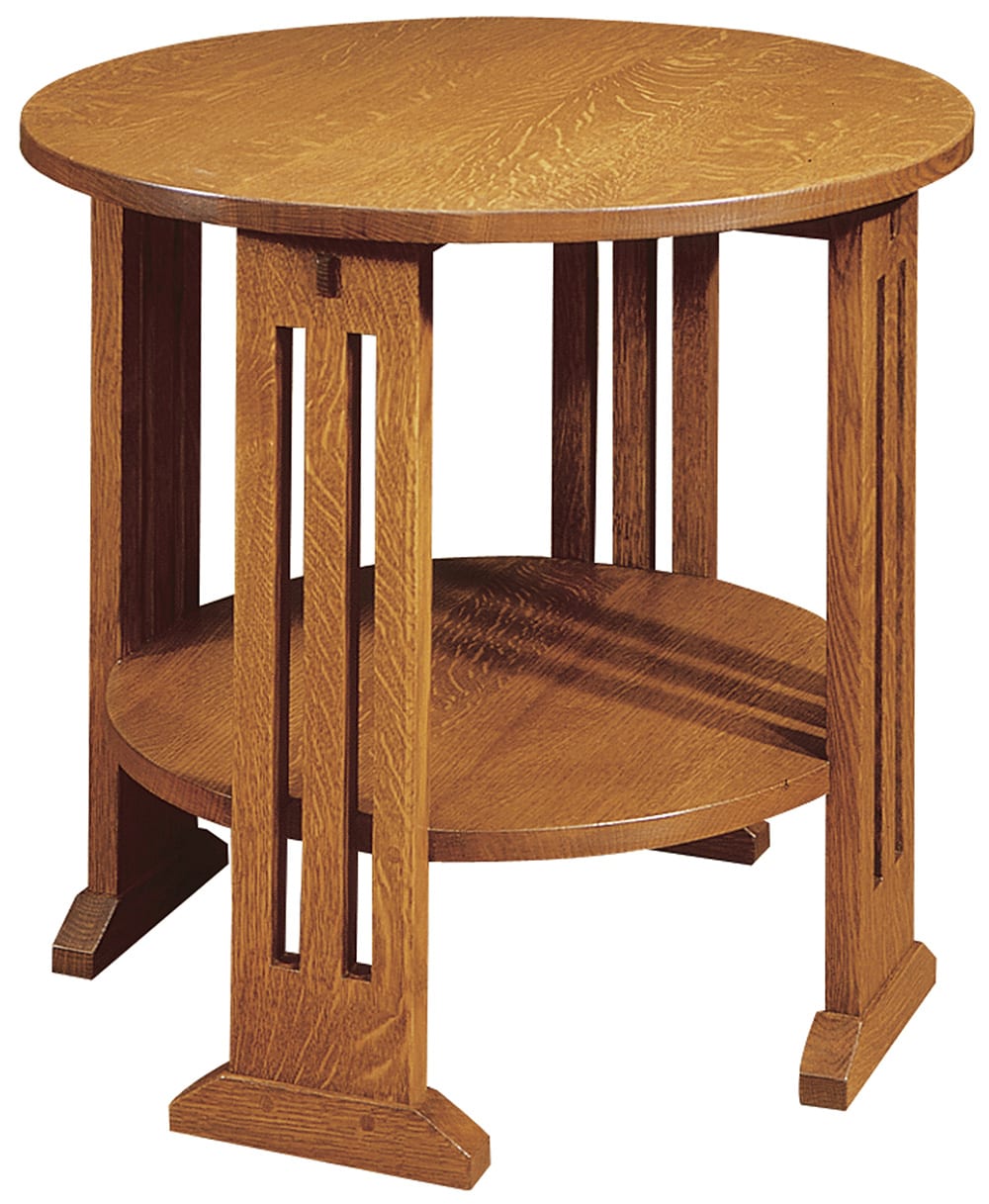 Round End Table - Stickley Furniture | Mattress