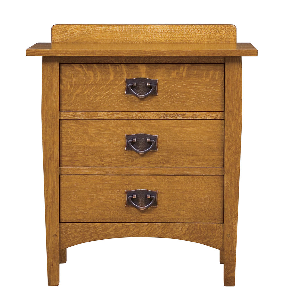 Harvey Ellis Three-Drawer Nightstand - Stickley Furniture | Mattress
