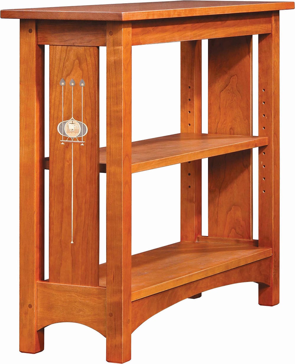Slatted Back Bookcase with Six Shelves – Stickley