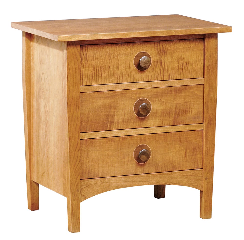 Harvey Ellis Three-Drawer Nightstand - Stickley Furniture | Mattress