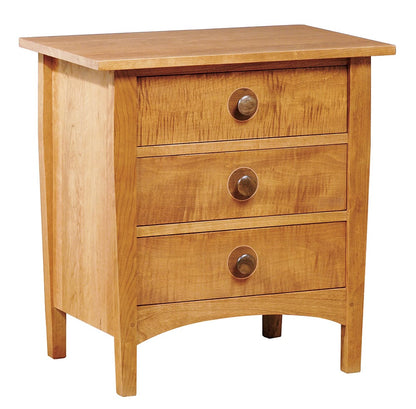 Harvey Ellis Three-Drawer Nightstand - Stickley Furniture | Mattress