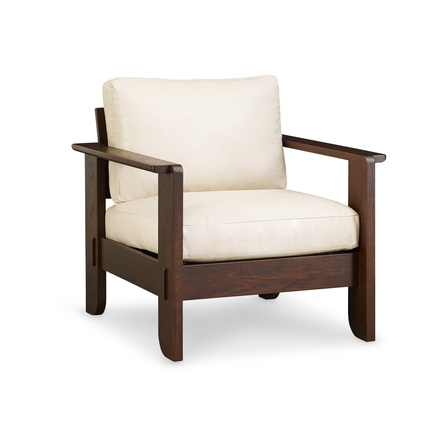 Dearborn Wood-Frame Lounge Chair - Stickley Brand