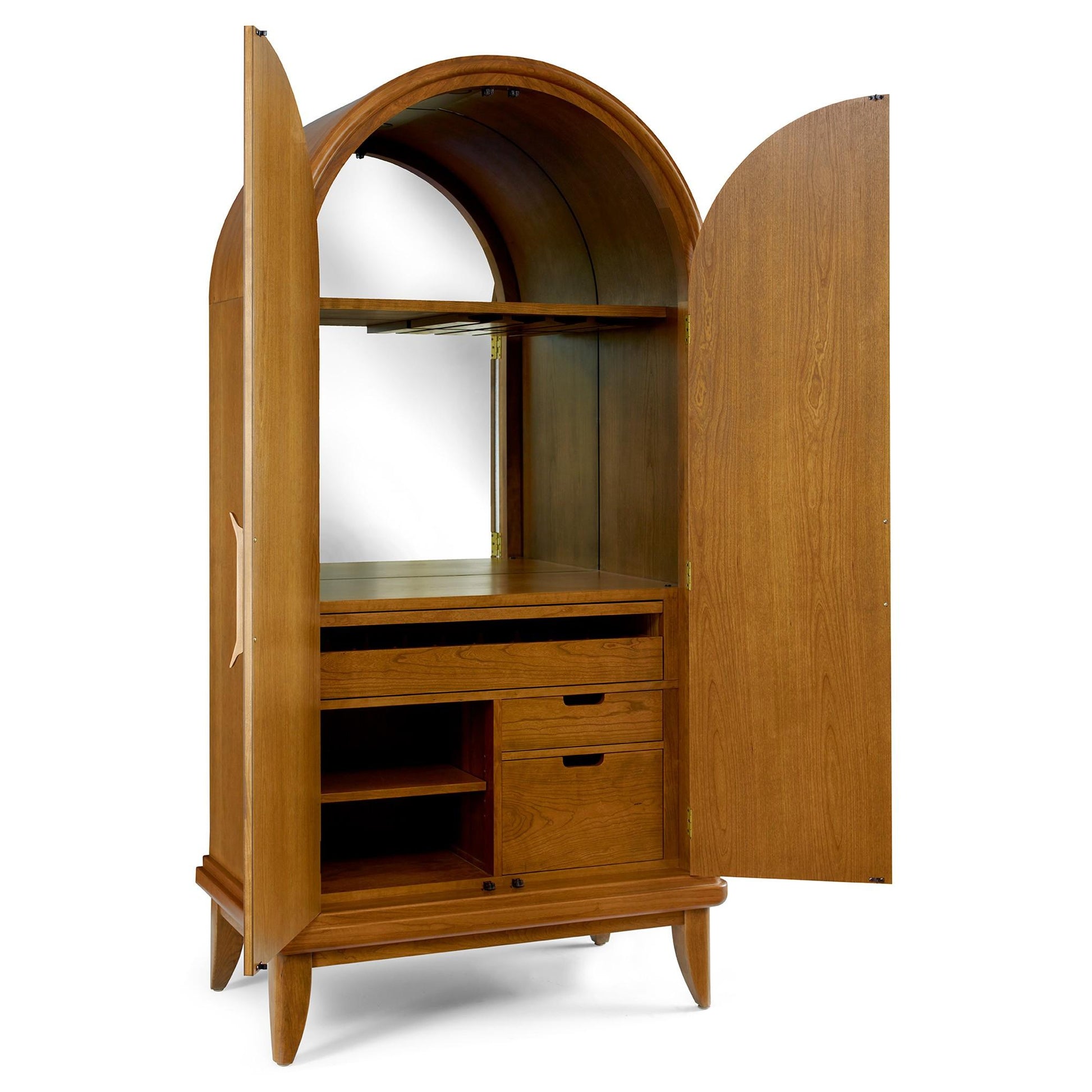 Martine Arced Bar Cabinet - Stickley Furniture | Mattress