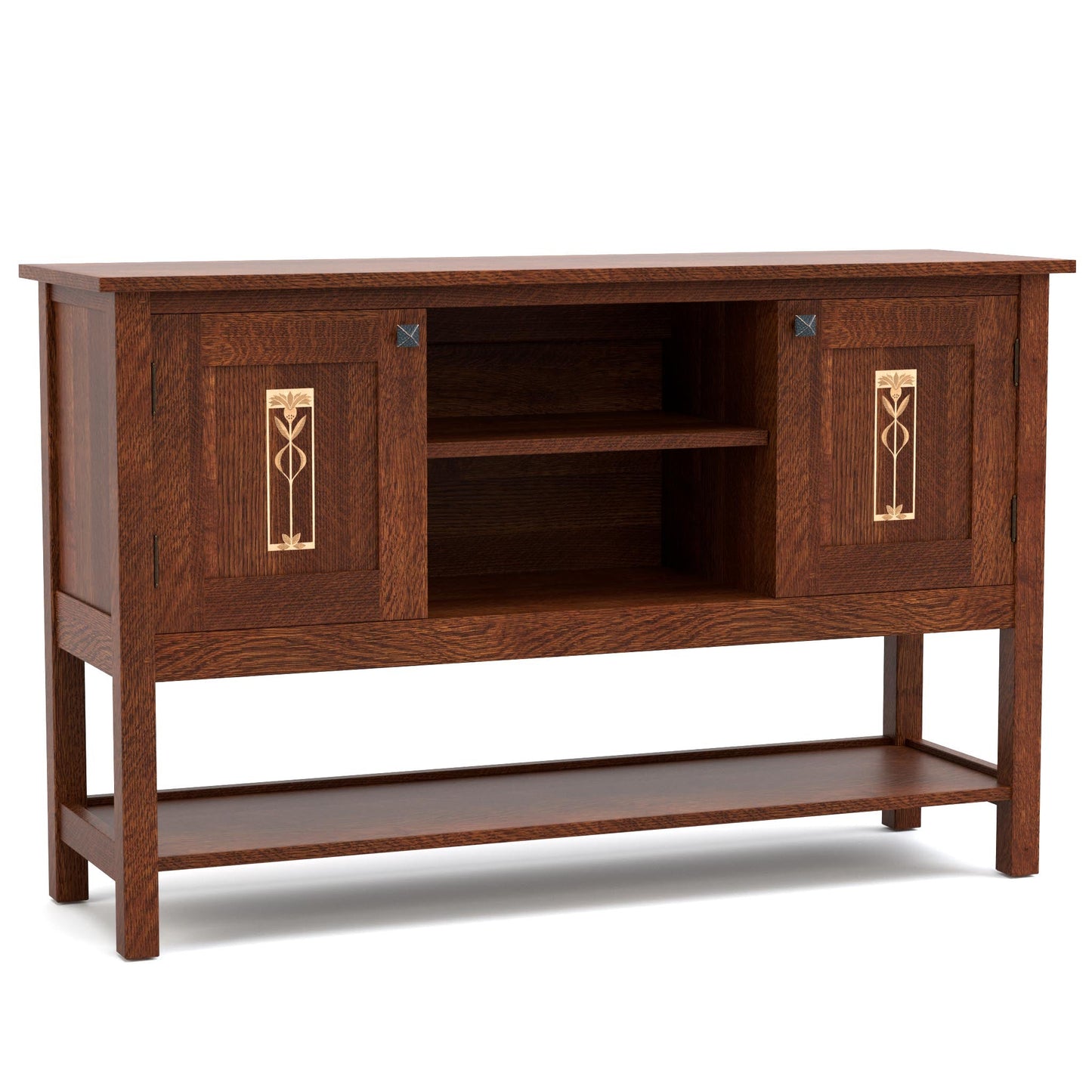 Meadowflower Two-Door Sideboard Oak 032 Onondaga Finish